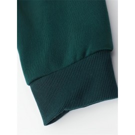 Fashionable Casual Men's Long Sleeve -Lined Zip-Up Jacket - Fresh and Fun Pattern Design, Lightweight and Comfortable, Suitable for Various Occasions, Breathable Material, Easy to Match, Adds a Pop of Color to Your Daily Look, Perfect for Casual