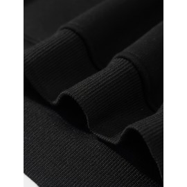 Men'S Funny Sarcastic Text Print Hooded Sweatshirt - 