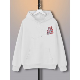 [Cozy Graphic Hoodie] Cozy Polyester Men's 