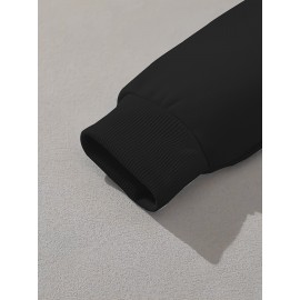 [Graffiti Print Hoodie] Warm Casual Graffiti Print Hoodie - Men's 'GOD IS HOLY' Pullover with Drawstring & Kangaroo Pocket for Fall/Winter