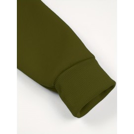 Men's Custom Photo/Text Hooded Sweatshirt - Personalized Logo & Photo Printing, Casual Loose Fit Pullover with Your Own Design, Machine Washable for Casual Attire, Events, Team Uniforms & Promotional Branding