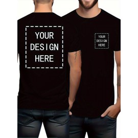 Men'S Custom Red T-Shirt with Personalized Design Area - Stretch Fabric Relaxed Fit Crew Neck Short Sleeve, Custom Text/Logo/Graphic Printing for Halloween, Christmas & Thanksgiving Gifts, All-Season Casual Wear, Durable & Comfortable Personalized Apparel for Men, Graphic Tee Men, Men Graphic Tee, Men Graphic T Shirt, Men' T Shirt, Graphic T Shirt Men, Men T Shirt For Men, Tee Shirt For Men, Men Shirt Graphic Tee, Men T Shirt Graphic Tee, Men Clothe, Men Shirt, Oversized T Shirt Men
