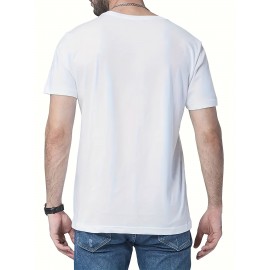 Men's Summer Fashion Graphic Tee - 