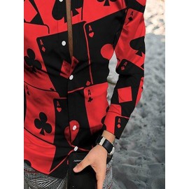 Turn- Collar Long Sleeve Shirt