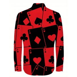 Turn- Collar Long Sleeve Shirt