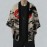 Men's Vintage Dragon Print Kimono Cardigan - Loose Fit, Sun Protection, Polyester, Casual Summer Style, Machine Washable