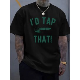 Men's Funny Golf T-Shirt, Sarcastic and Interesting Golf T-Shirt| Pure Versatile Crew Neck Short Sleeve, Casual Wear, Golf Apparel, Ironic Design, Novelty Shirt, Breathable Fabric, Lightweight Material, Humorous Apparel, Men's Tshirt, Casual Dressers